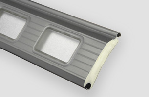 Industrierolltor-Profil 95R mit Fenster opal